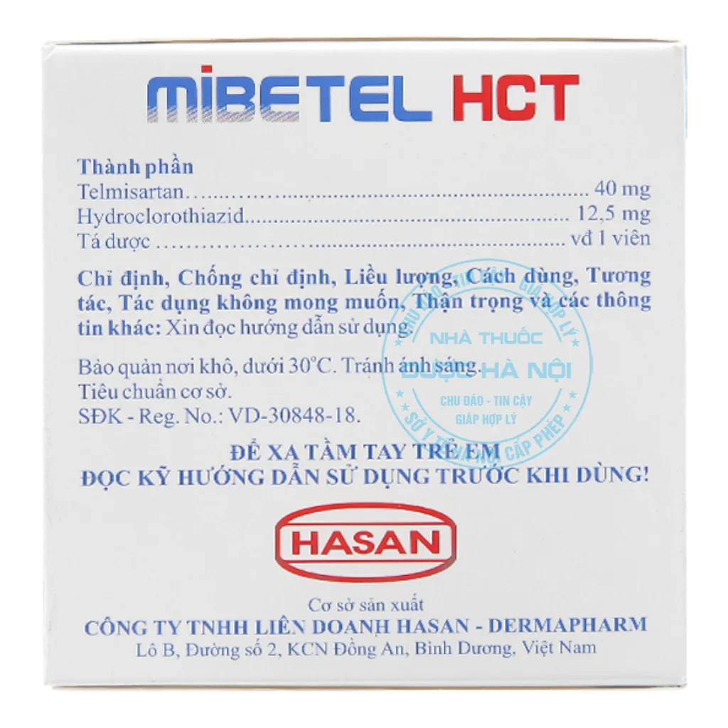 Thuốc Mibetel HCT