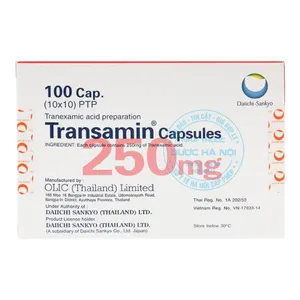 Thuốc Transamin 250mg (1 Hộp x10 vỉ/ 100 viên)