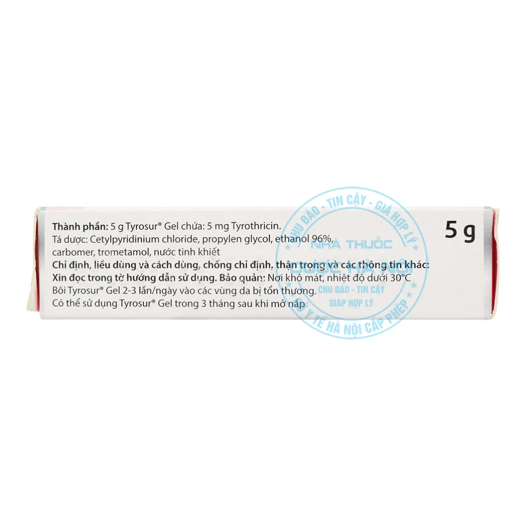 Thuốc Tyrosur Gel 5g