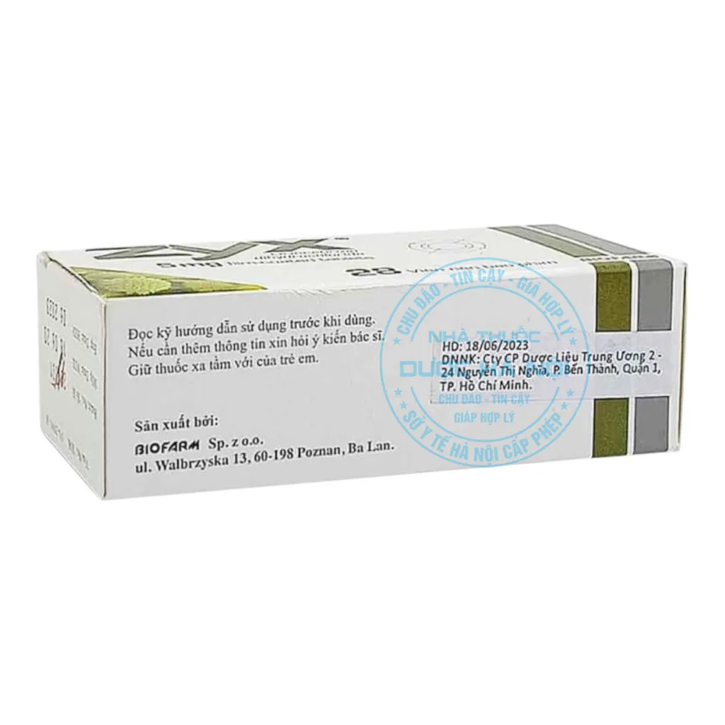 Thuốc Zyx 5mg