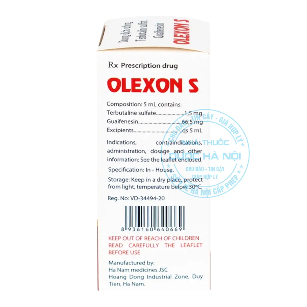 Dung dịch uống Olexon S