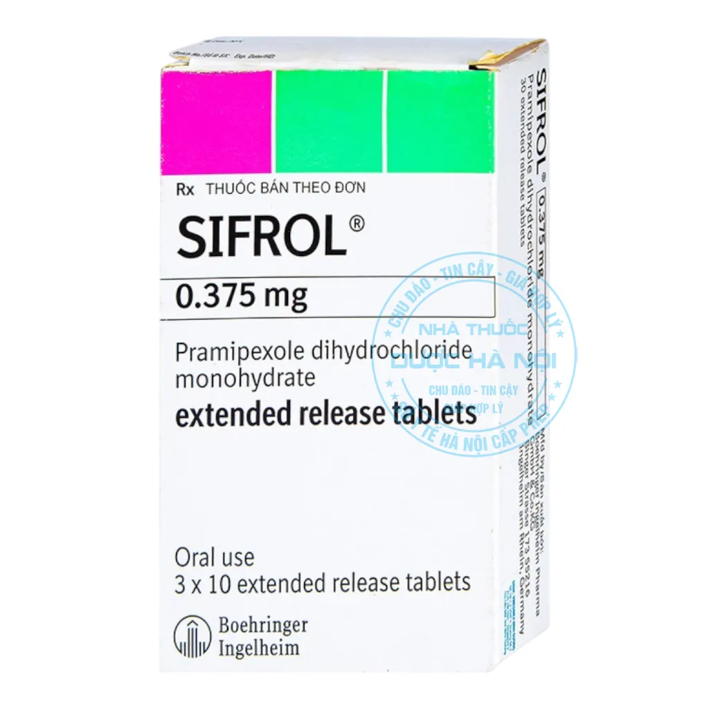 Thuốc Sifrol 0.375mg