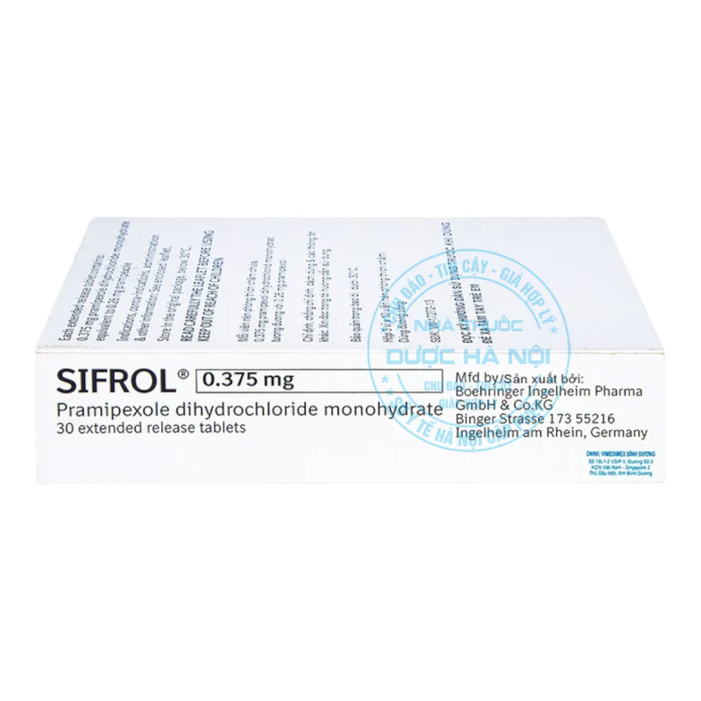 Thuốc Sifrol 0.375mg
