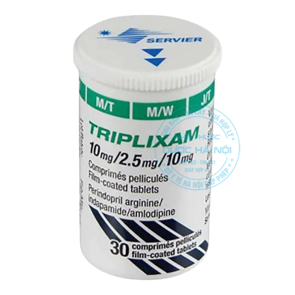 Thuốc Triplixam 10mg/2.5mg/10mg