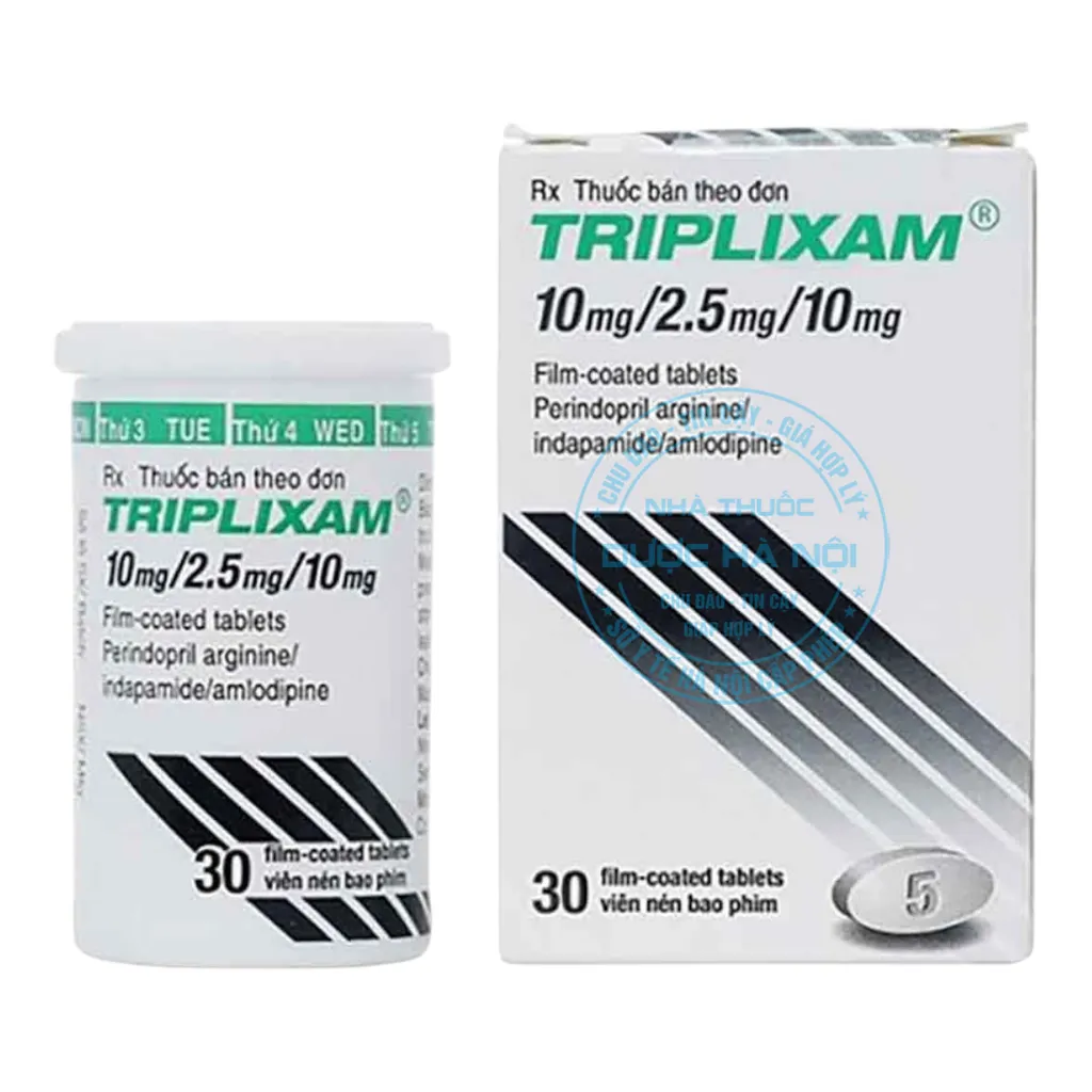 Thuốc Triplixam 10mg/2.5mg/10mg