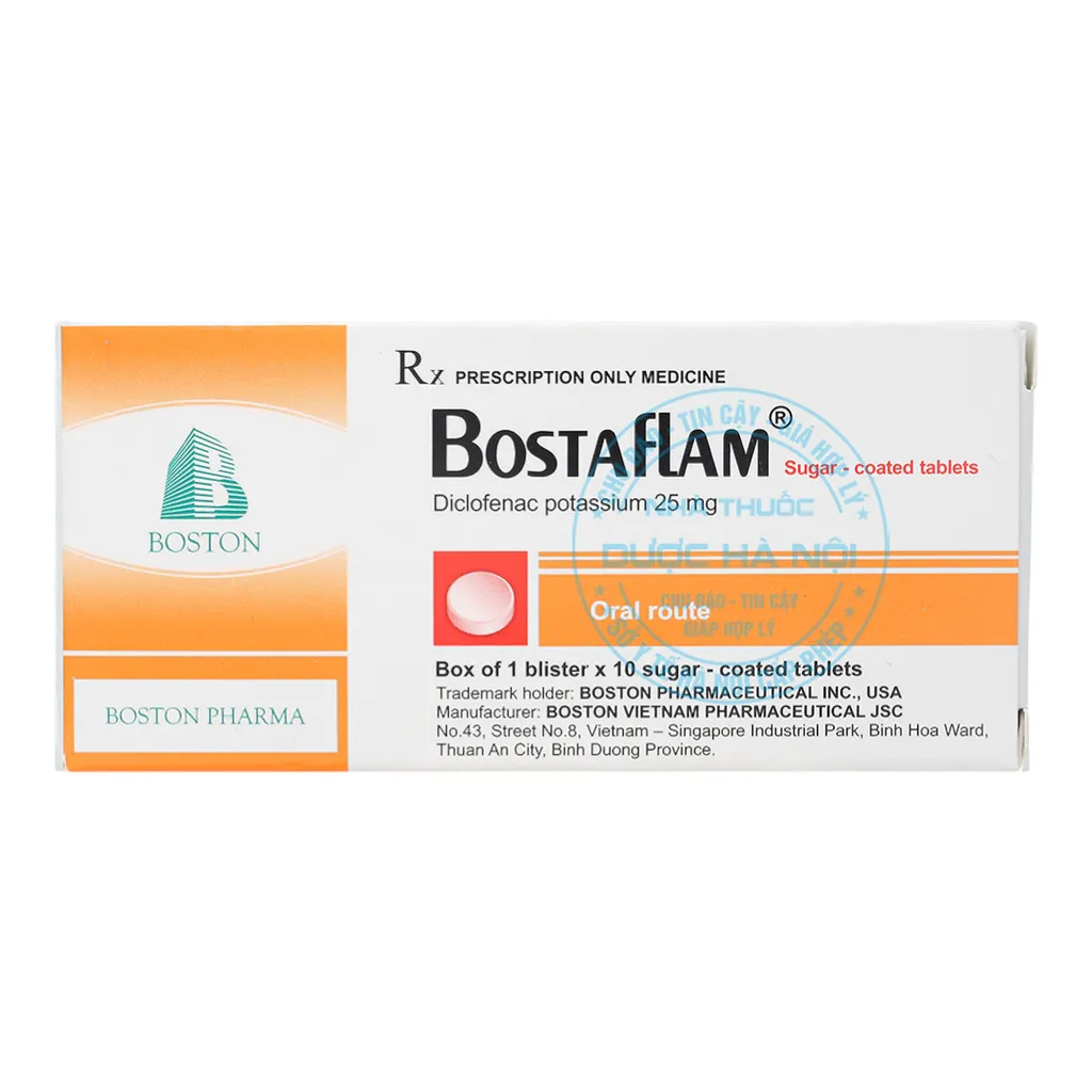 Thuốc Bostaflam 25mg