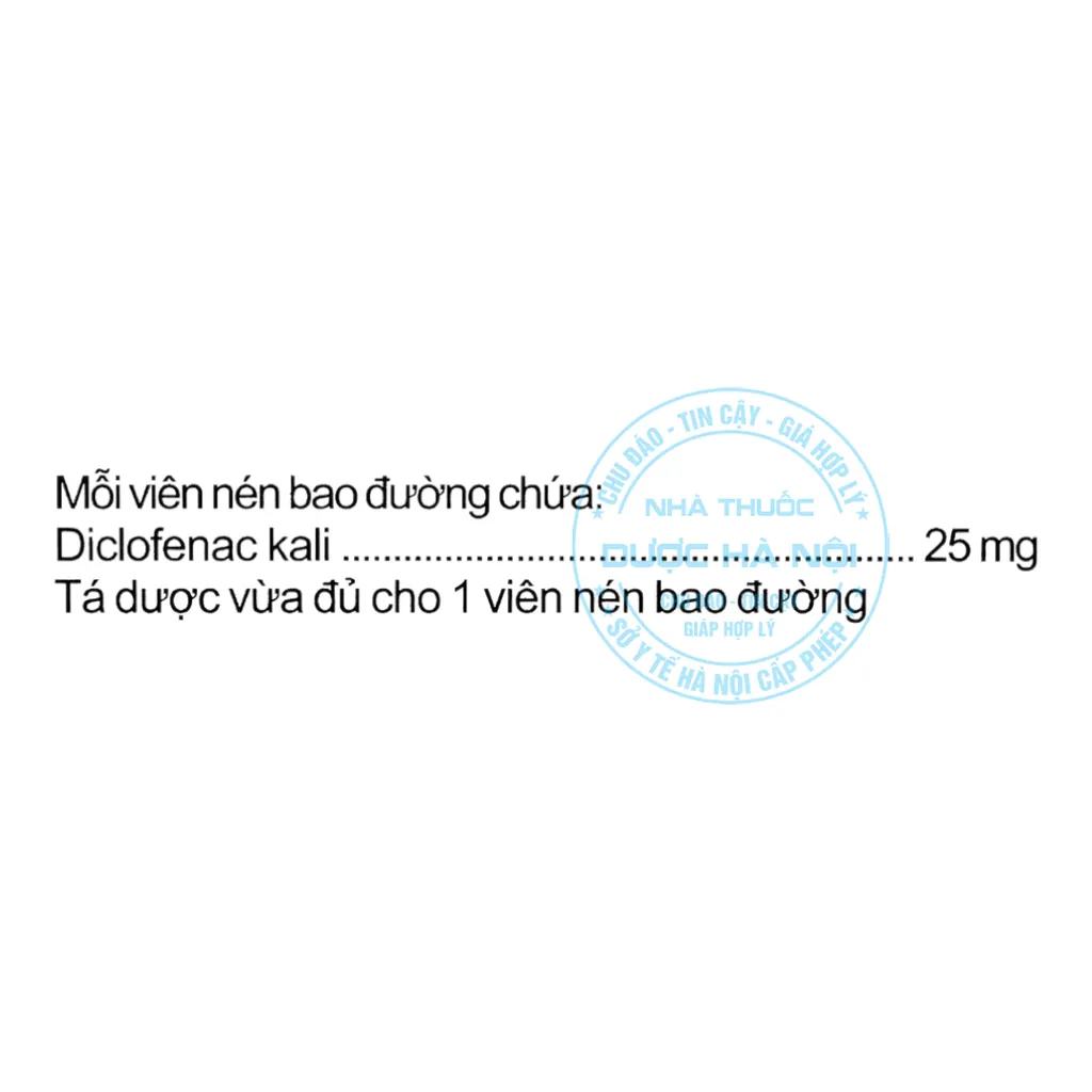 Thuốc Bostaflam 25mg