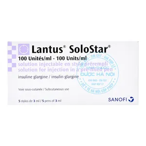 Đầu Bút tiêm Lantus thay thấy khi dùng bút Lantus SoloStar 100IU/ml