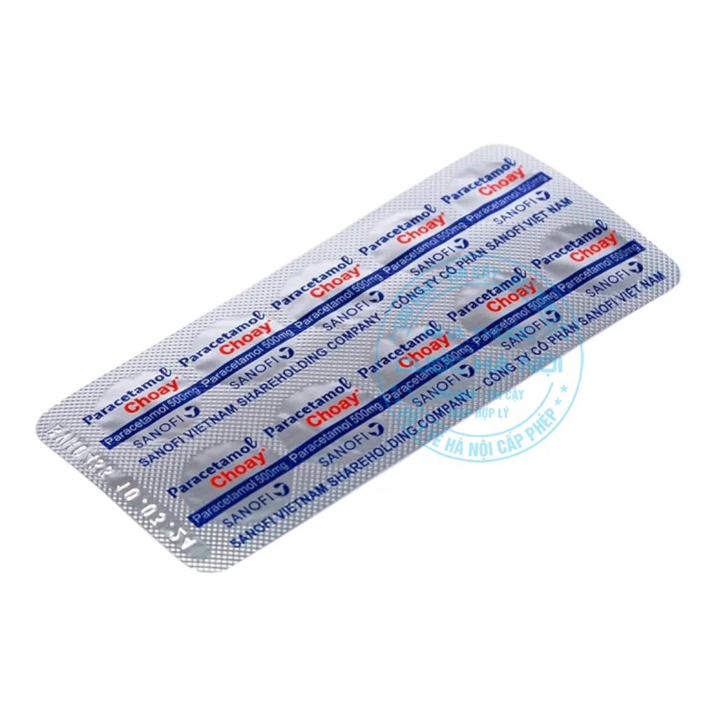 Thuốc Paracetamol Choay 500mg