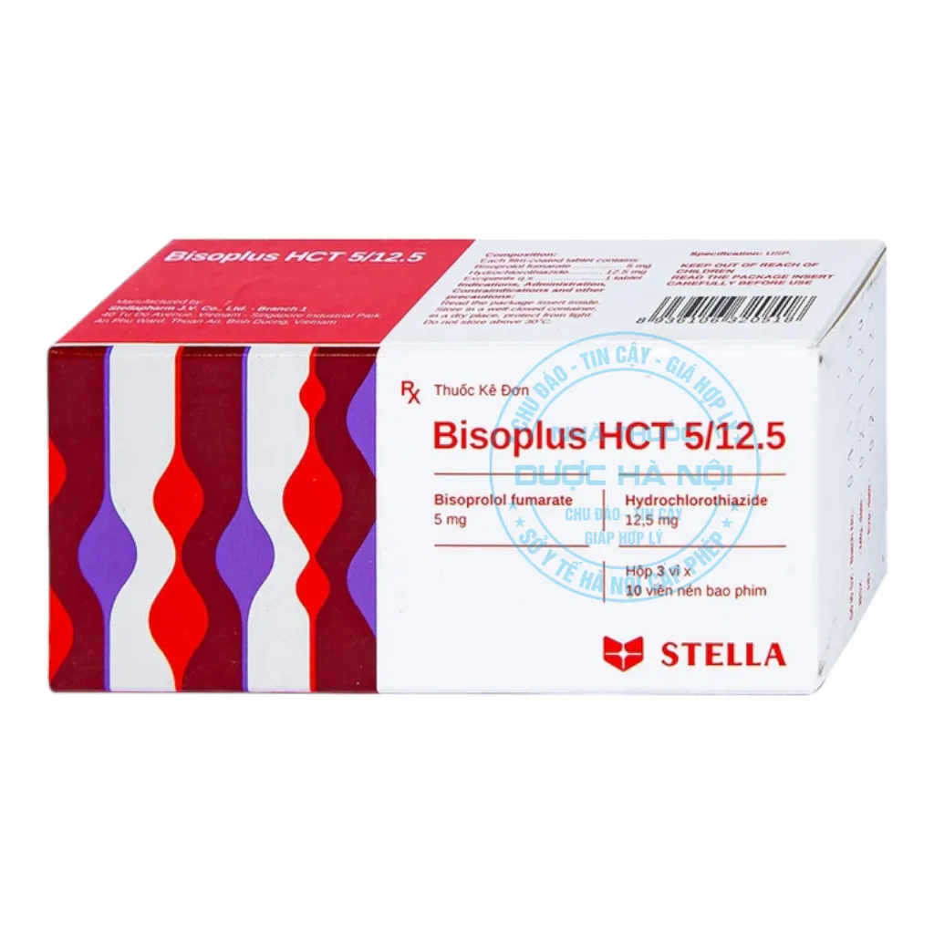Thuốc Bisoplus HCT 5/12.5