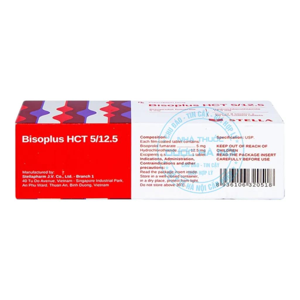 Thuốc Bisoplus HCT 5/12.5