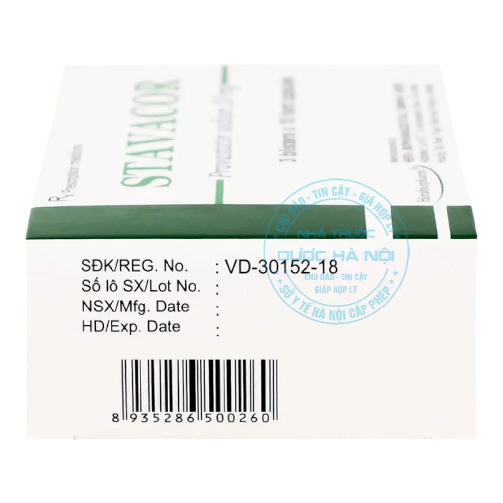 Thuốc Stavacor 20mg