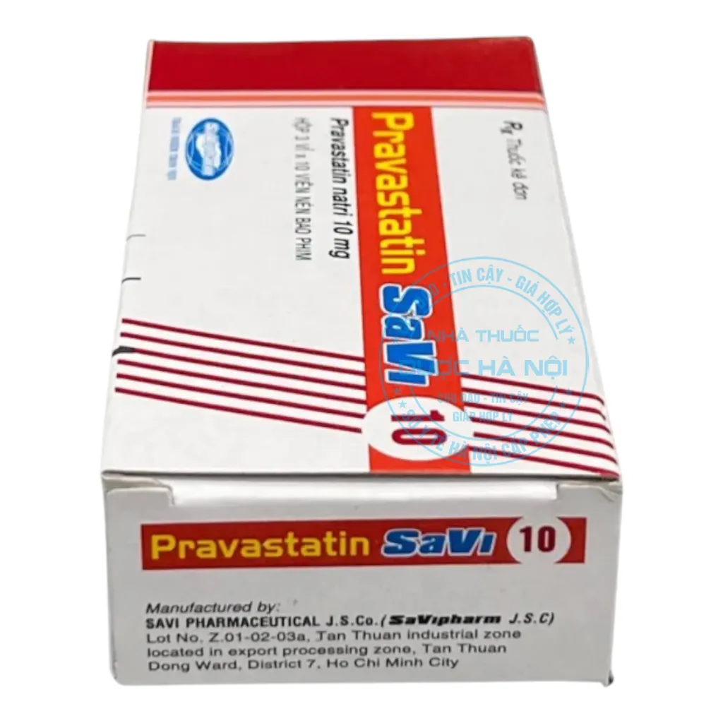Thuốc Pravastatin Savi 10
