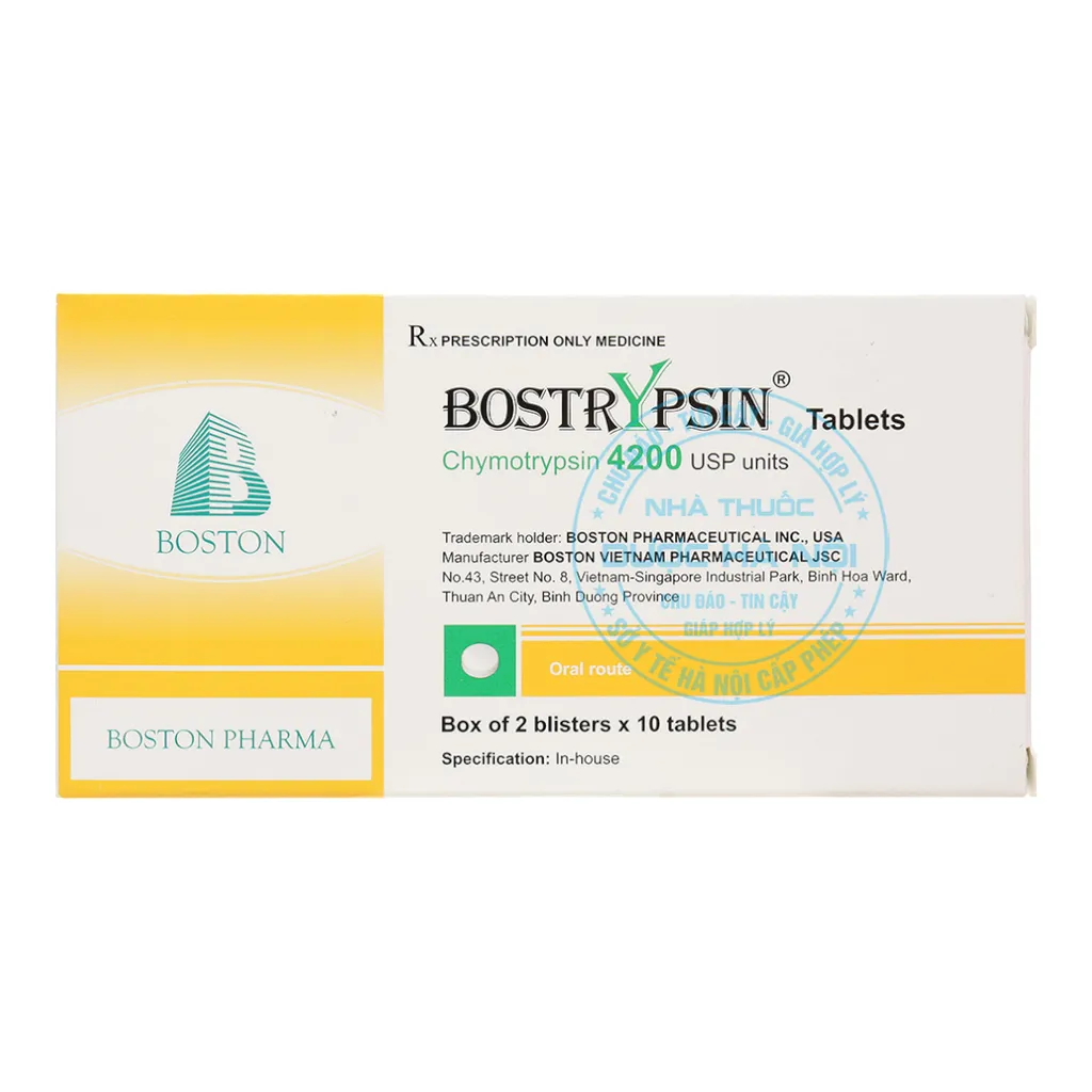 Thuốc Bostrypsin 4200