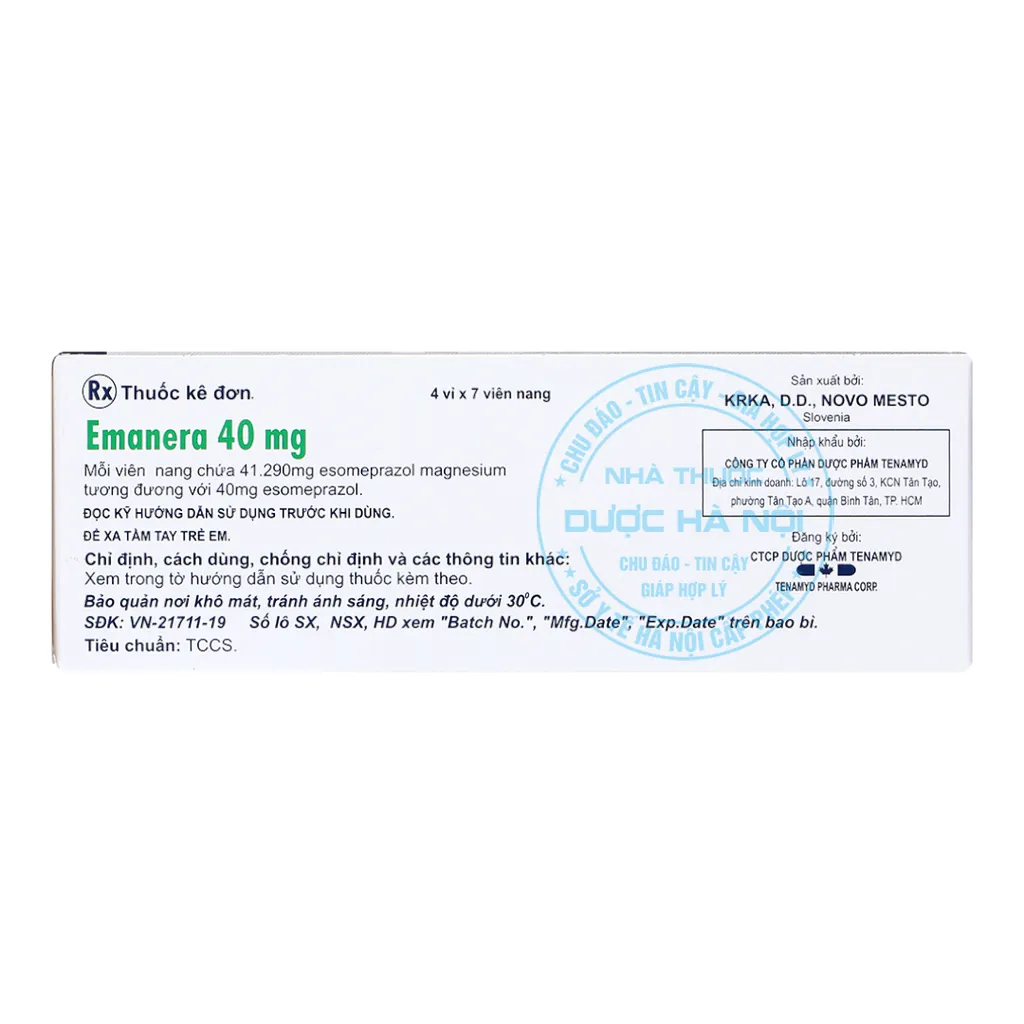 Thuốc Emanera 40mg