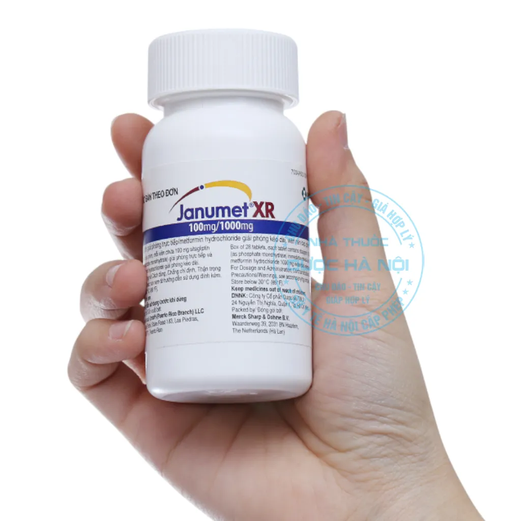 Thuốc Janumet XR 100mg/1000mgv