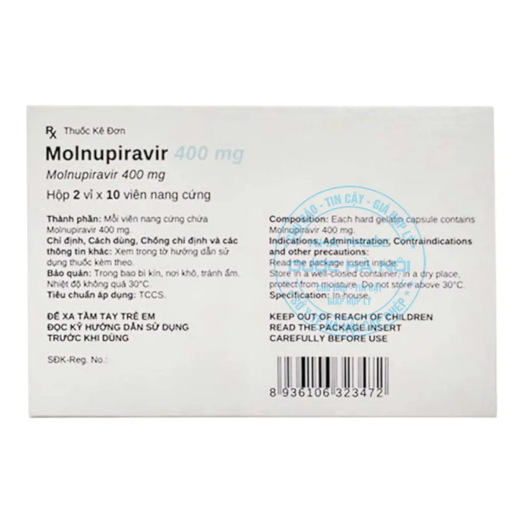 Thuốc Molnupiravir Stella 400mg