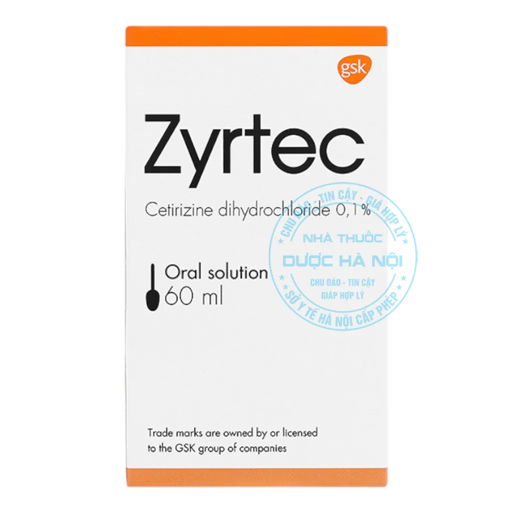 Thuốc Zyrtec 60ml