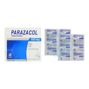 Thuốc Parazacol 500mg điều trị giảm đau và hạ sốt hiệu quả