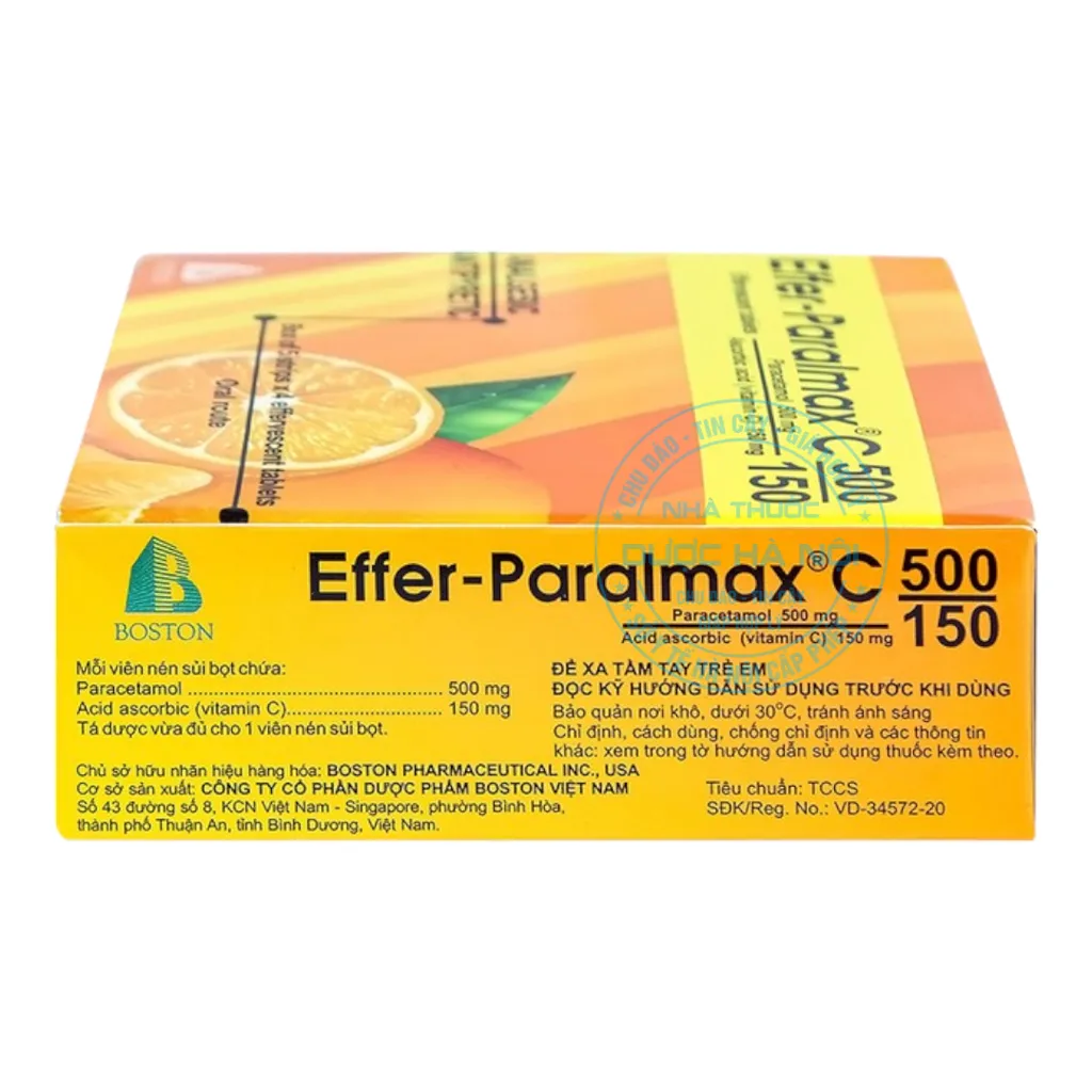 Viên sủi Effer-Paralmax C 500/150
