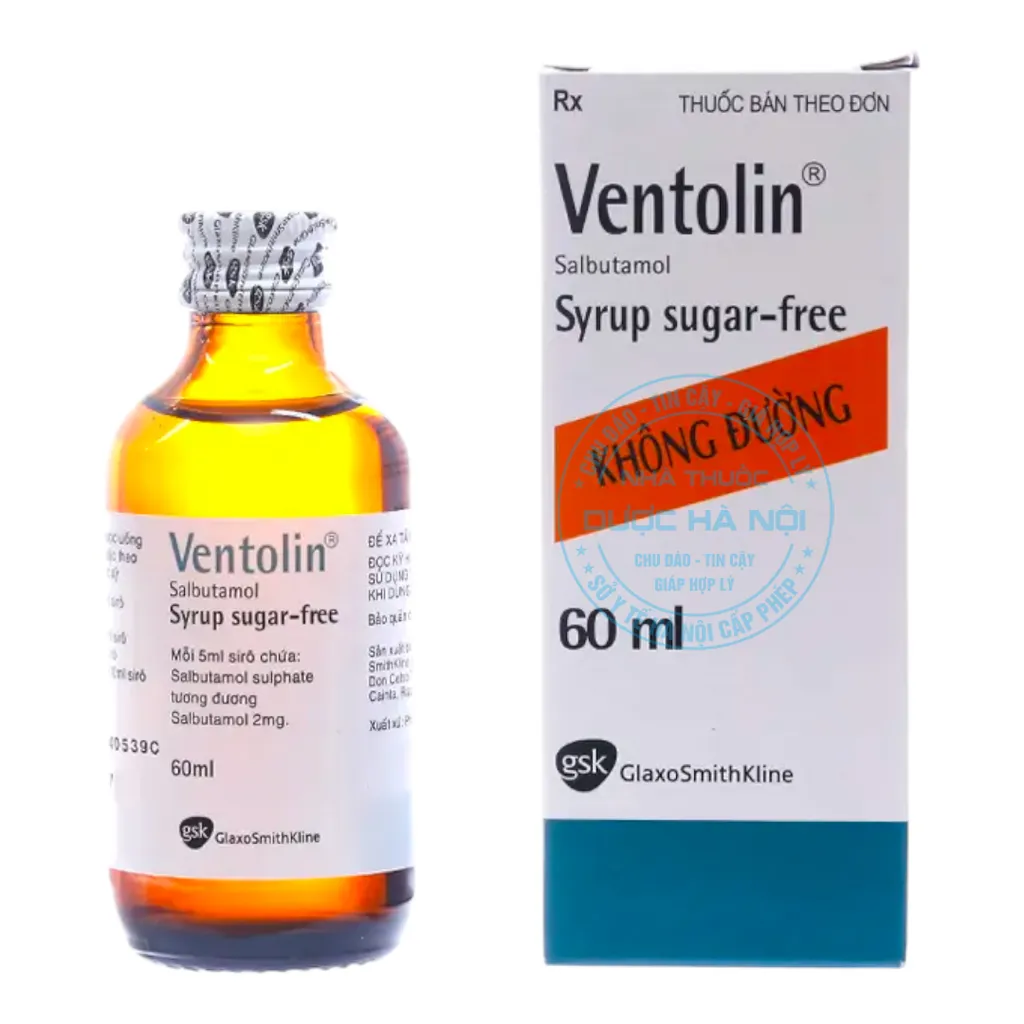 thuốc siro Ventolin Vỏ Xanh