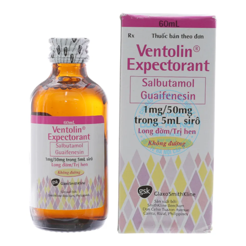 thuốc siro Ventolin Expectorant
