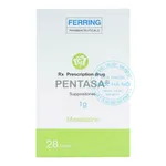 Viên đặt trực tràng Pentasa 1g