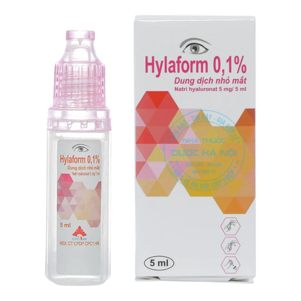 Thuốc nhỏ mắt Hylaform 5ml