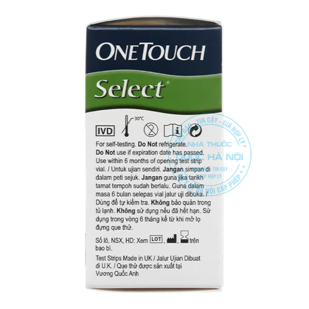 Que thử đường huyết OneTouch Select