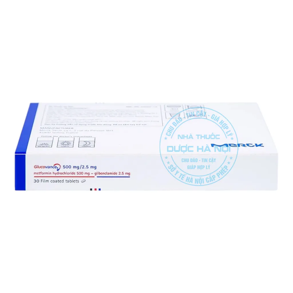 Thuốc Glucovance 500mg/2.5 mg