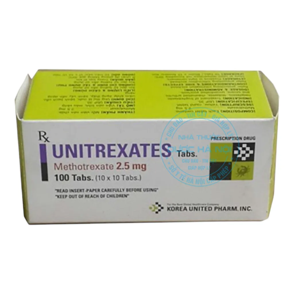Thuốc Unitrexates 2.5mg