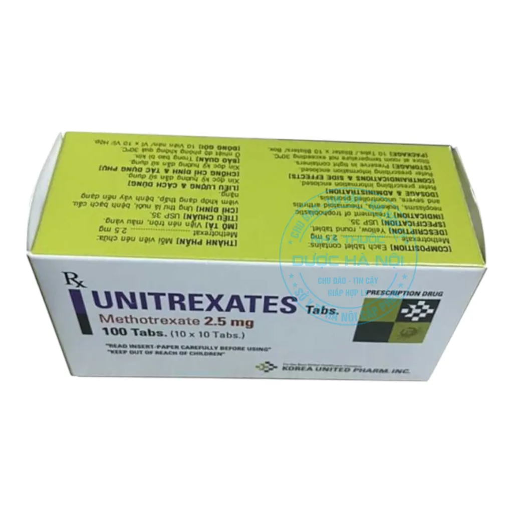 Thuốc Unitrexates 2.5mg