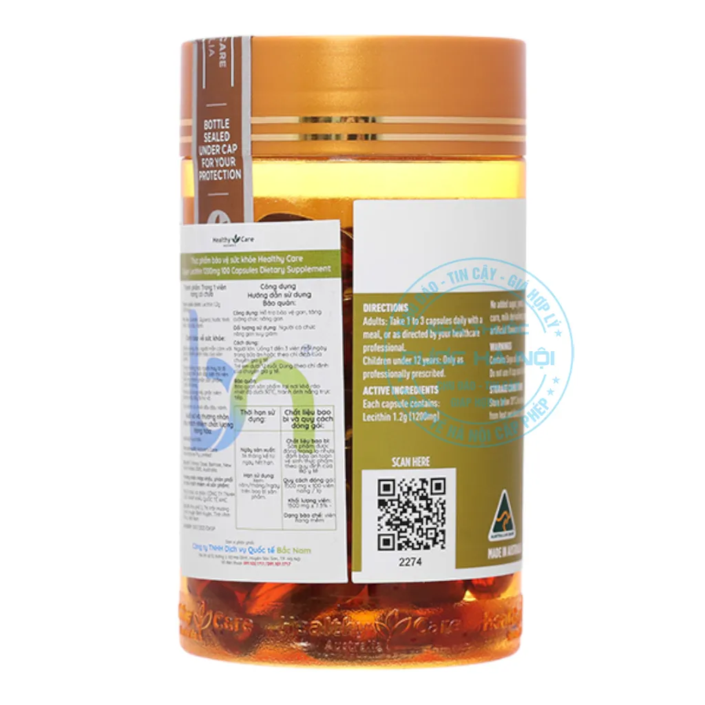 Healthy Care Super Lecithin 1200mg