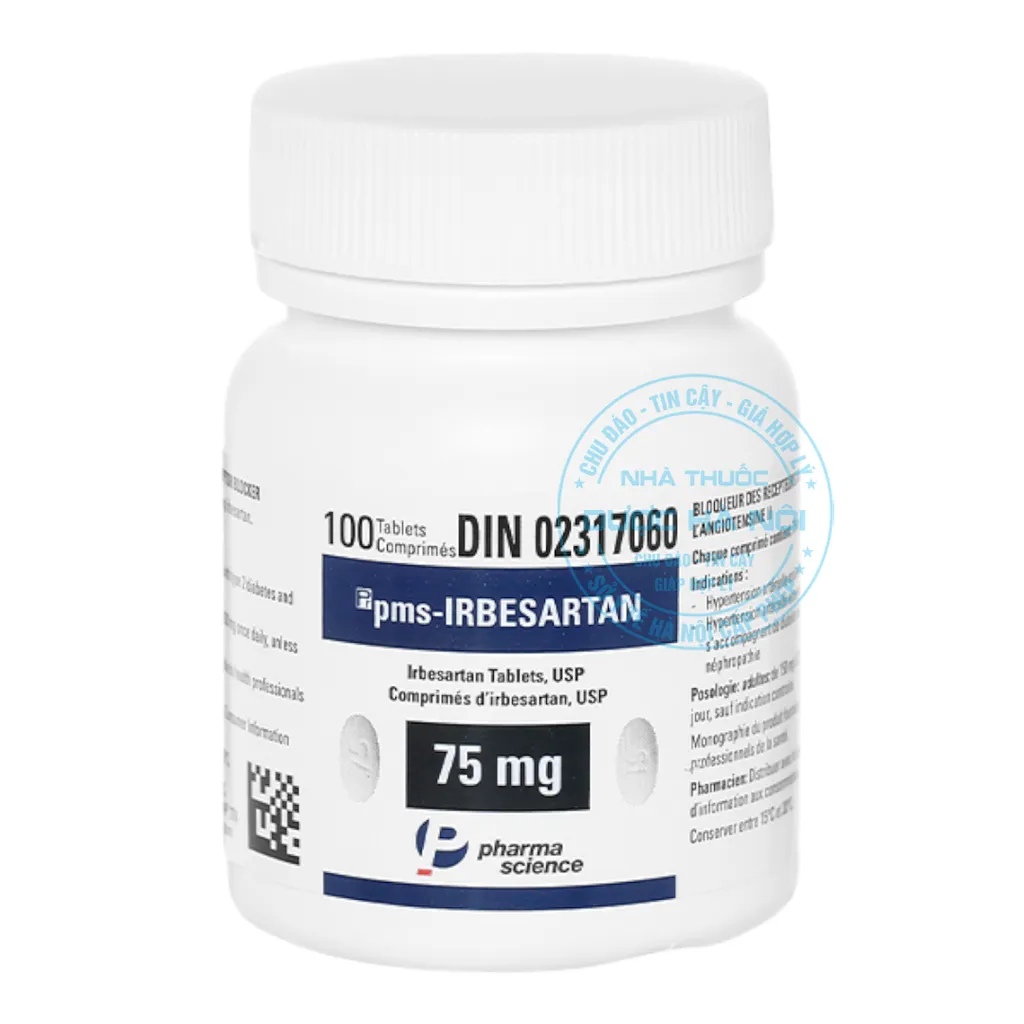 Thuốc Pms-Irbesartan 75mg