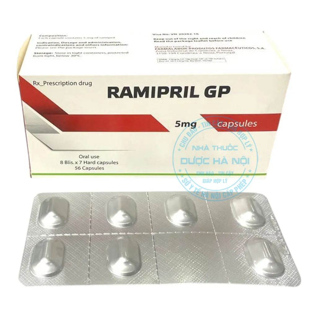 Thuốc Ramipril GP 5mg