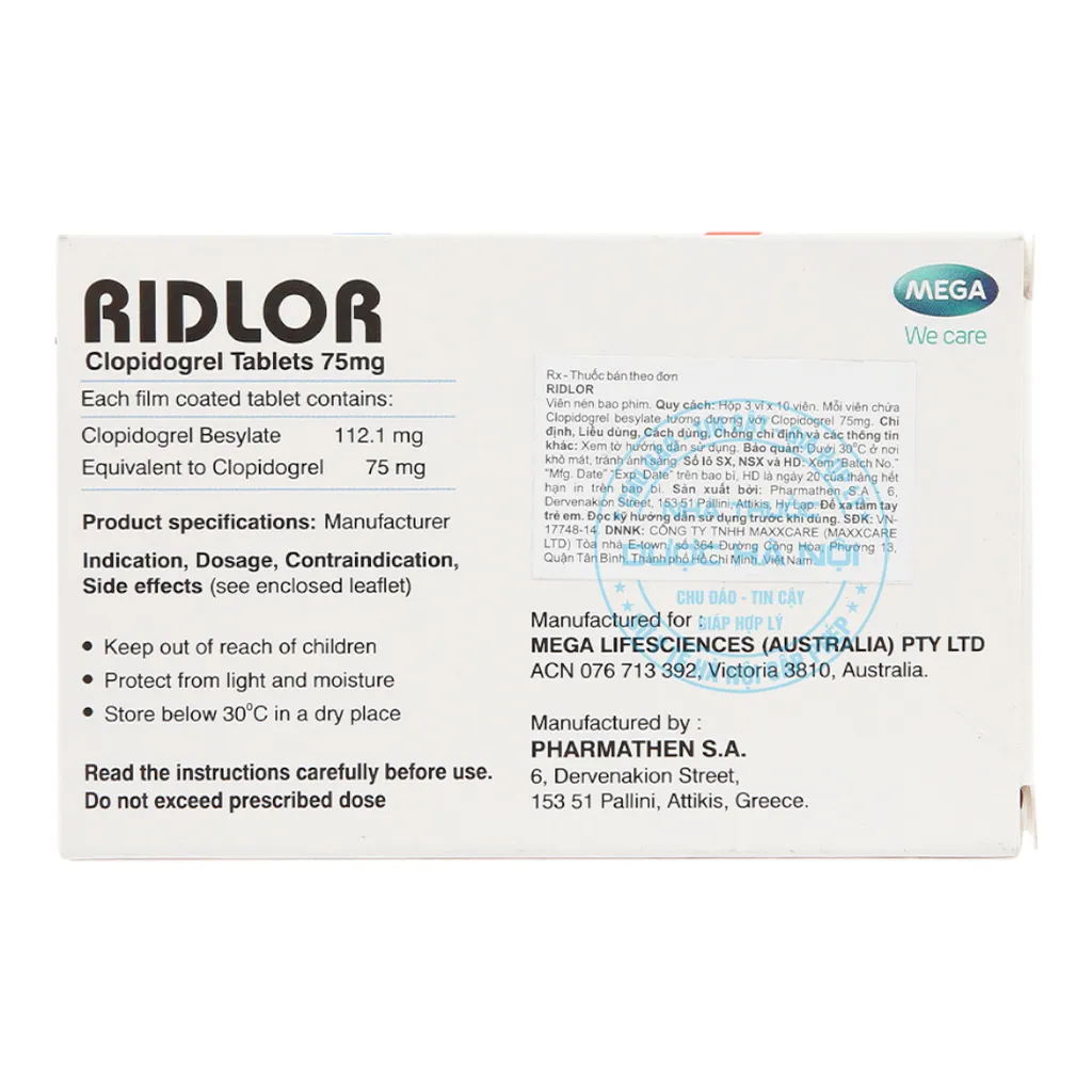Thuốc Ridlor 75mg