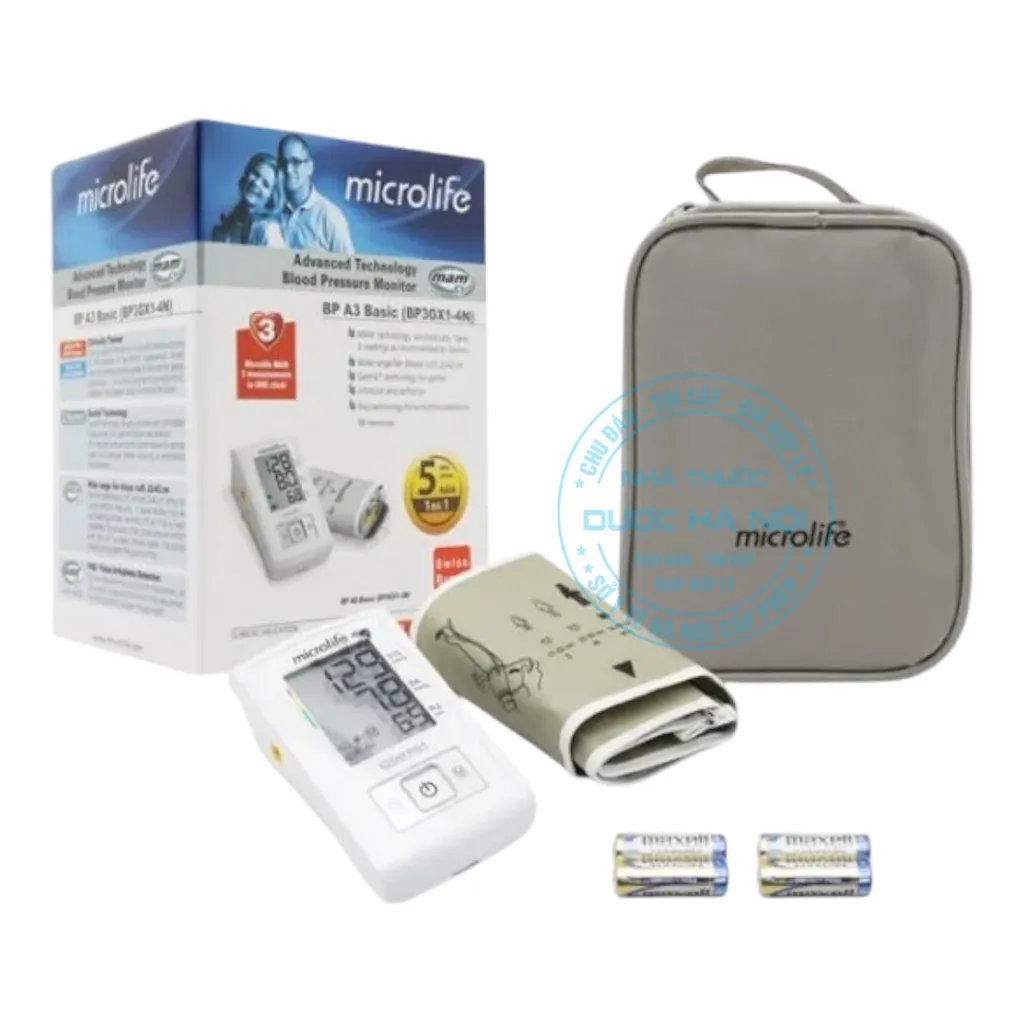 Máy đo huyết áp bắp tay Microlife A3