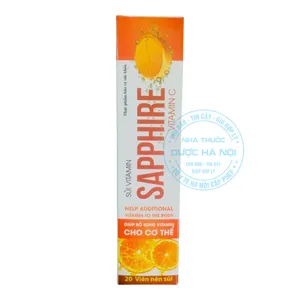 Sapphire Vitamin C giúp tăng cường sức đề kháng, bổ sung vitamin cho cơ thể