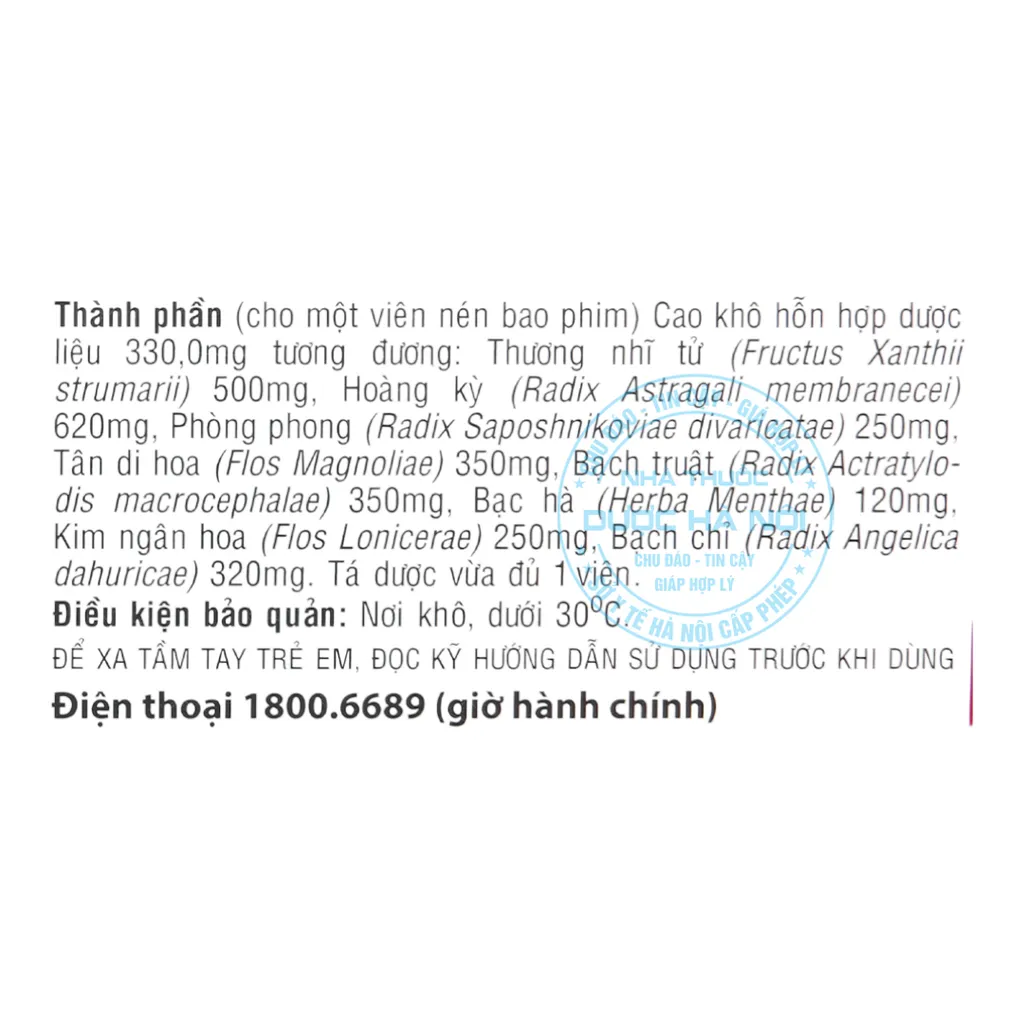 Thuốc Xoang Nhất Nhất