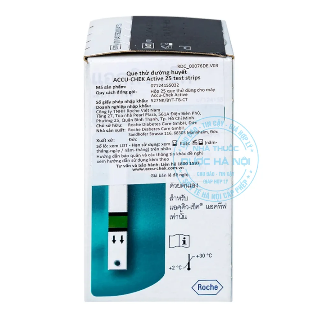 Que thử đường huyết Accu-Chek Active