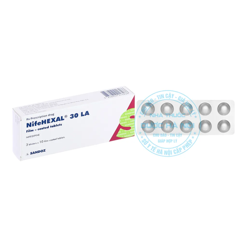 Thuốc NifeHexal 30 LA