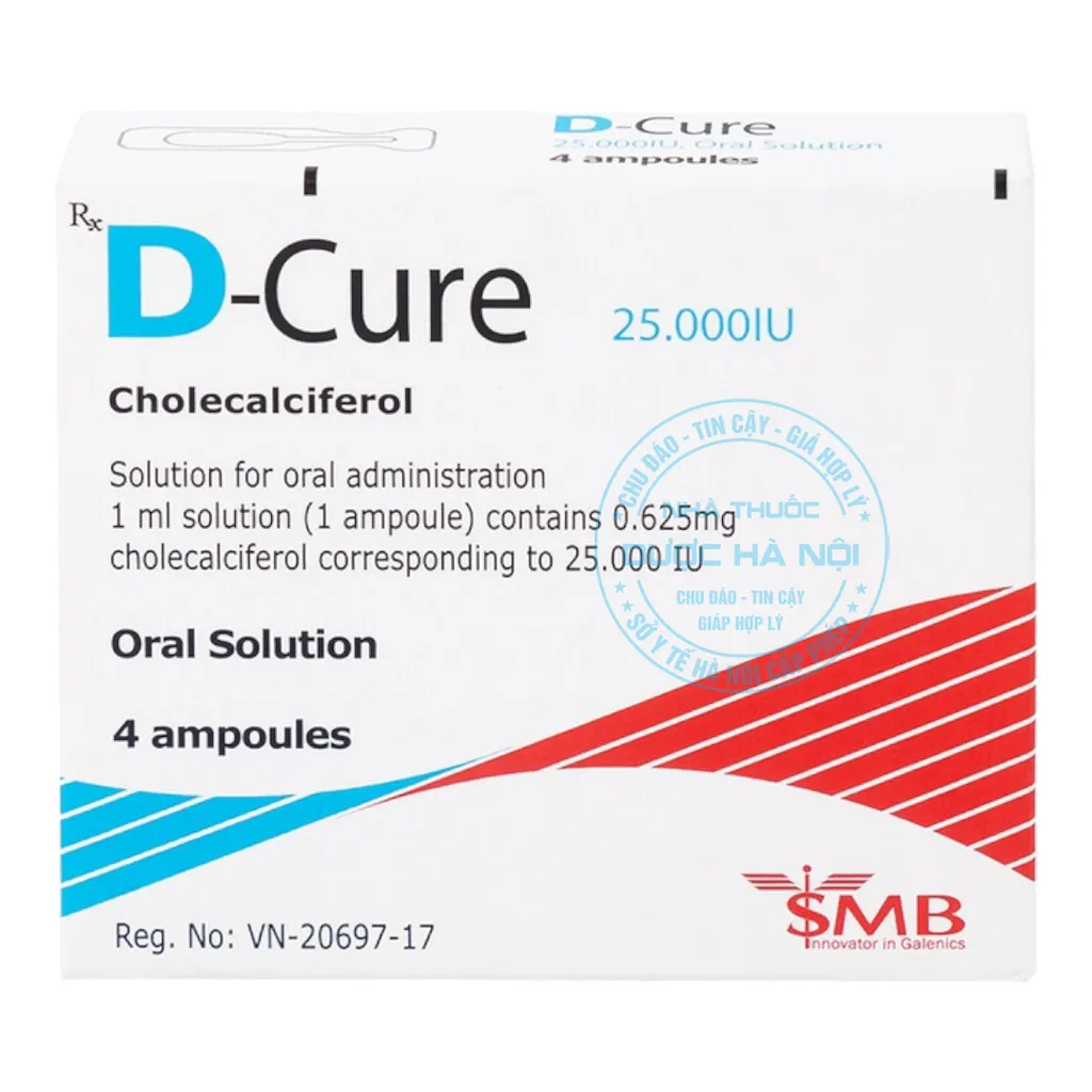 Dung dịch D-Cure 25000IU