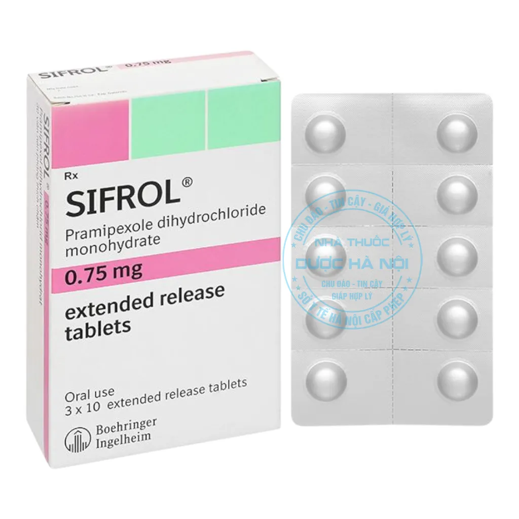 Thuốc Sifrol 0.75mg