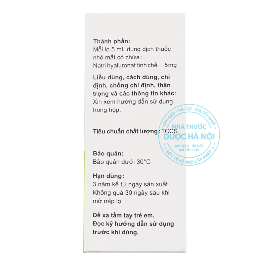 thuốc nhỏ mắt Tearbalance 0.1%