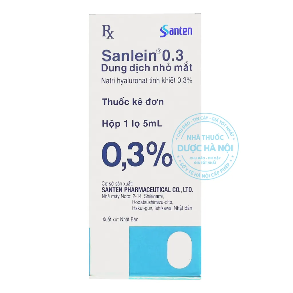 thuốc nhỏ mắt Sanlein 0.3%
