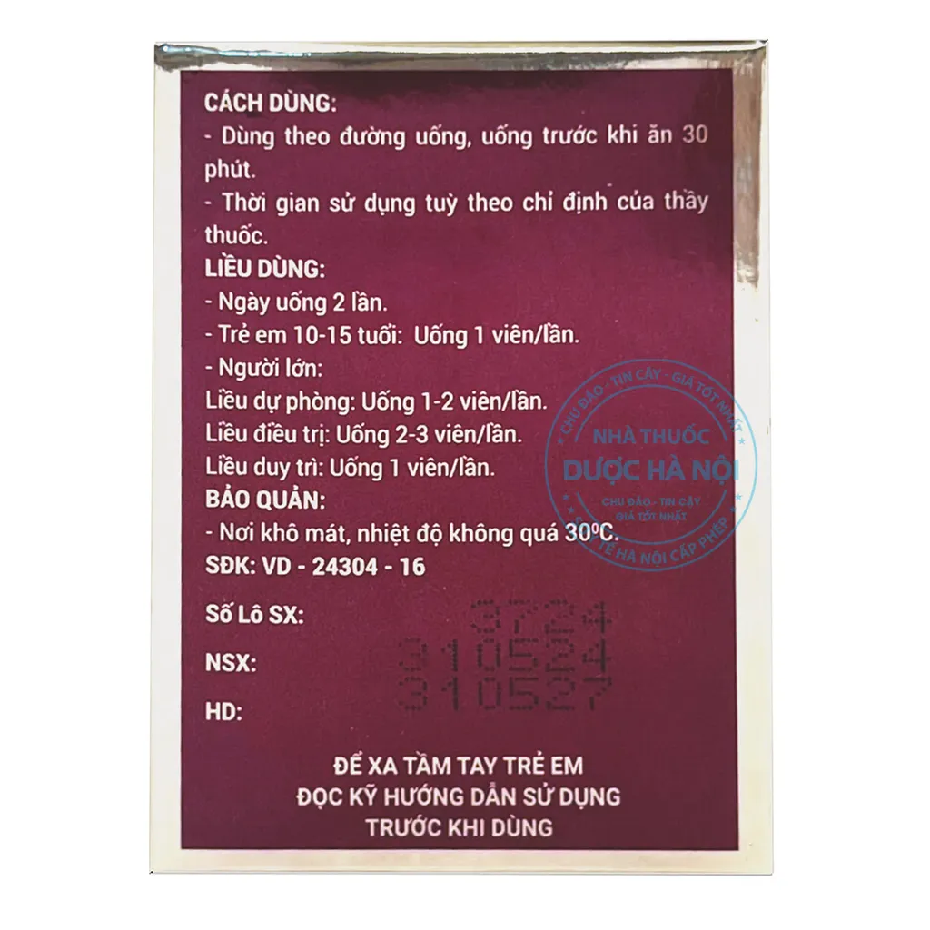 Thuốc Sâm Nhung Bổ Thận TW3