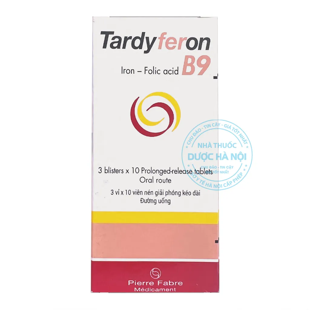 thuốc Tardyferon B9