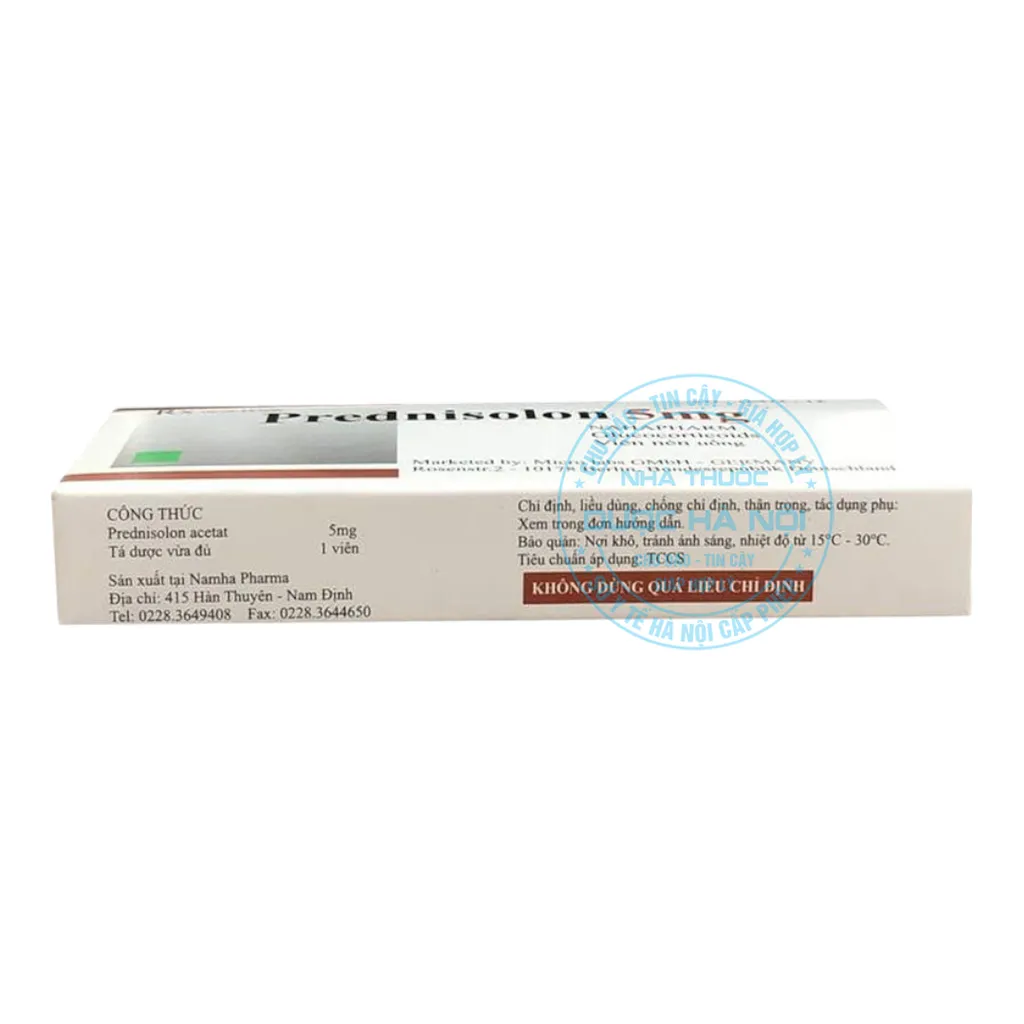 Thuốc Prednisolon 5mg