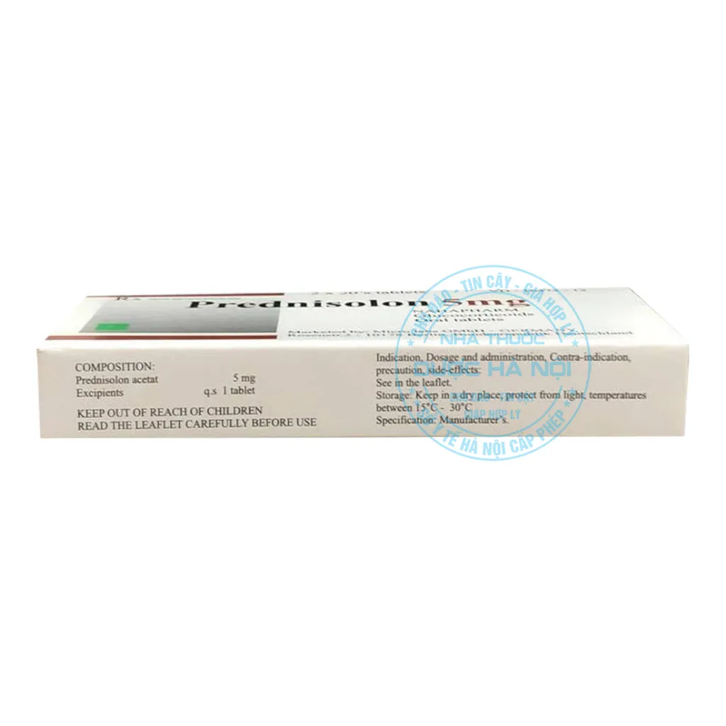 Thuốc Prednisolon 5mg
