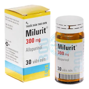 Thuốc Milurit 300mg điều trị các bệnh liên quan đến acid uric